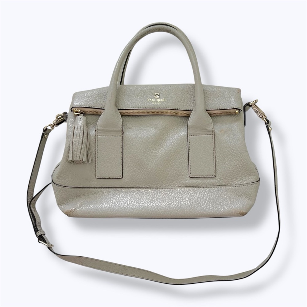 Kate Spade New York Leather Fold Over Flap Crossbody Bag